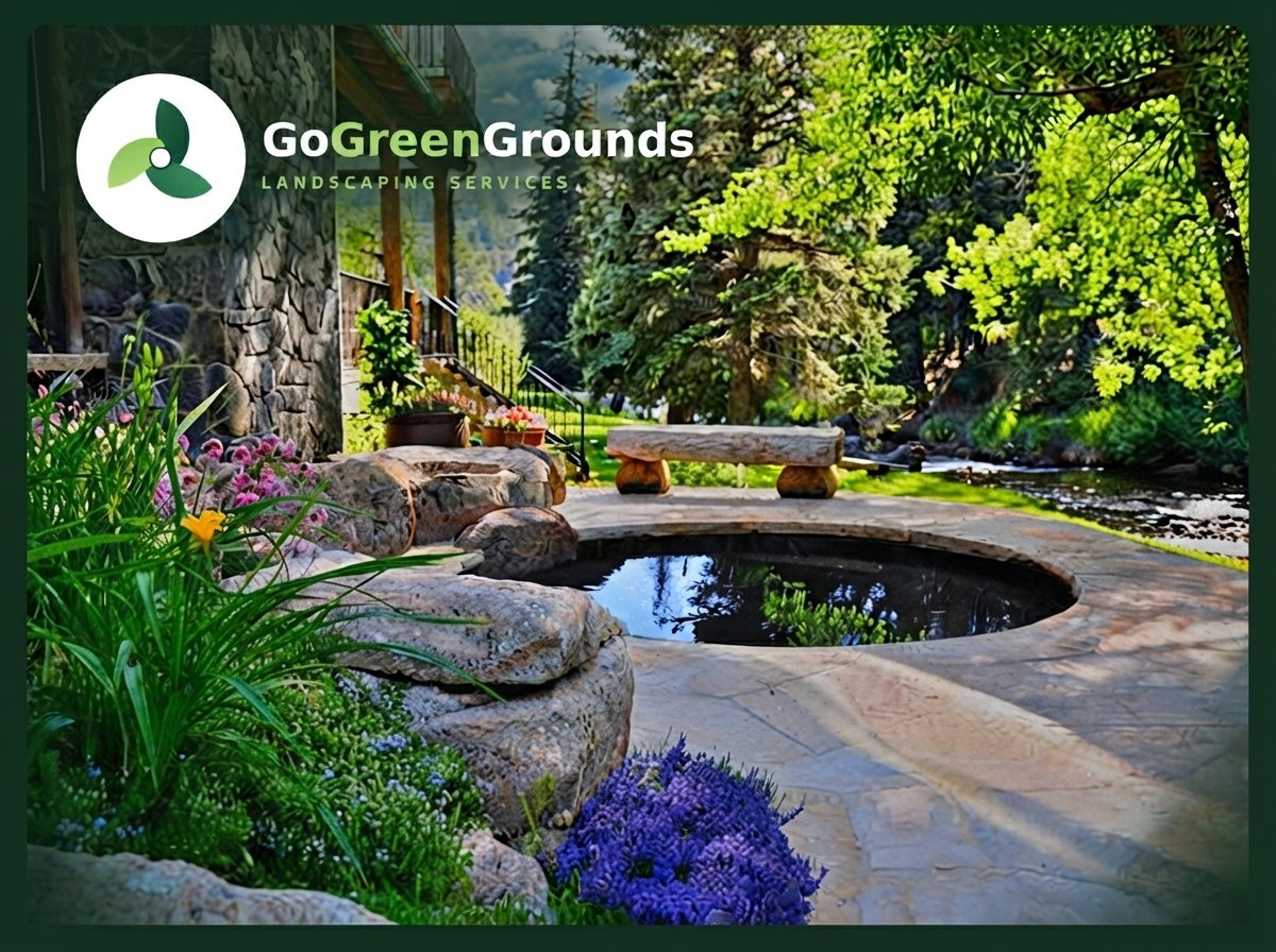 Boulder landscaping project